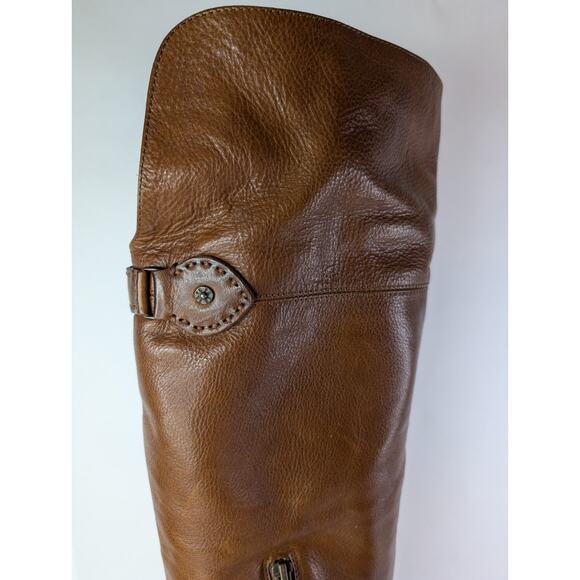 Frye Women Brown Leather OTK Over The Knee Shirley 77739 Boots Size 9.5 EUC - Picture 15 of 16
